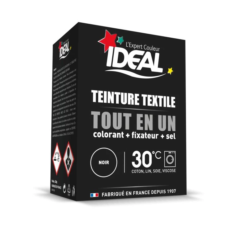 Teinture Textile Noir 230g - Ideal