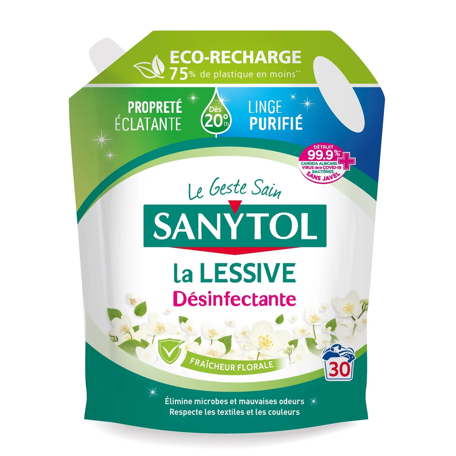 1.5L Floral Floral Disinfectant Recharge -Sanytol Floral Floral