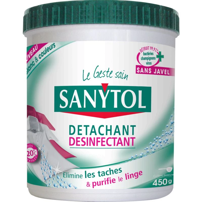 Détachant Désinfectant/poudre 450g - Sanytol