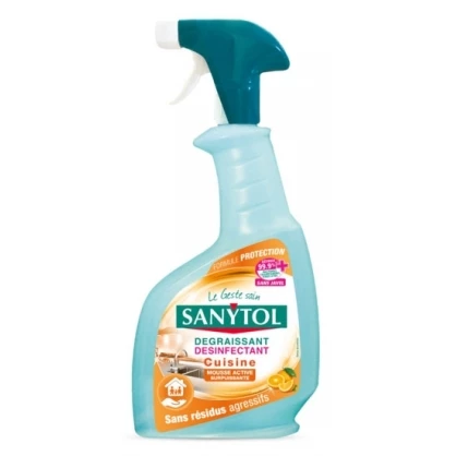 Disinfectant and degreaser kitchen spray 500ml - SANYTOL