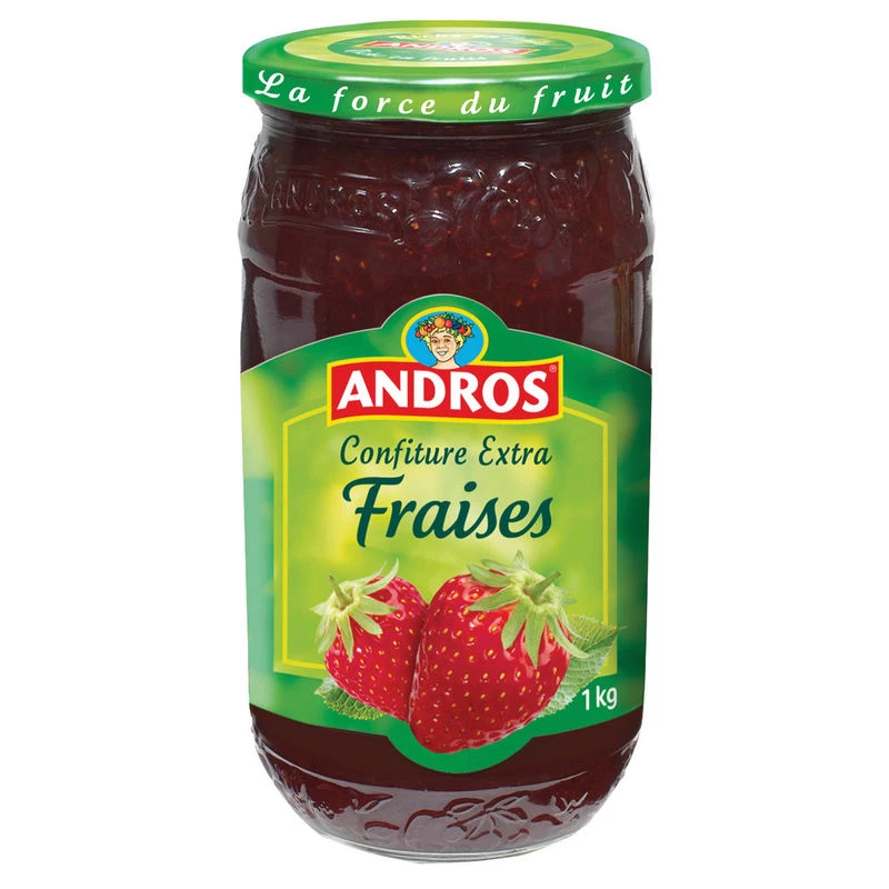 Andros strawberry jam 1 Kg