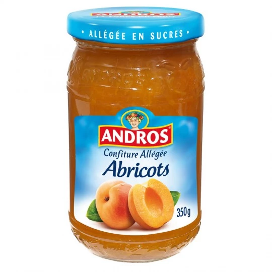 Confiture allégée Abricot 350g - ANDROS
