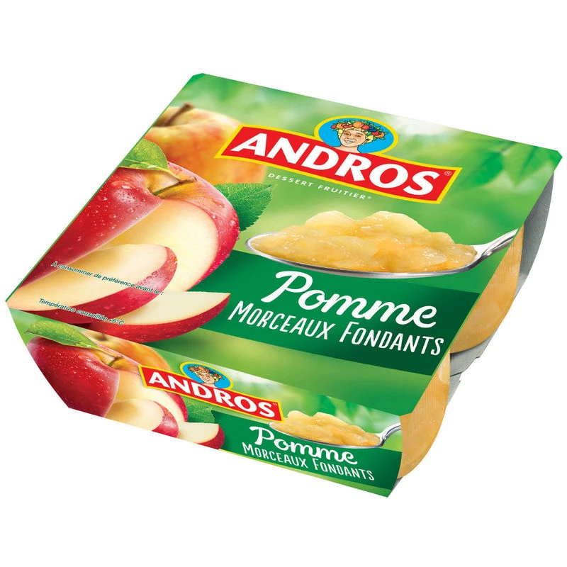 4x100g apple pie compote - ANDROS