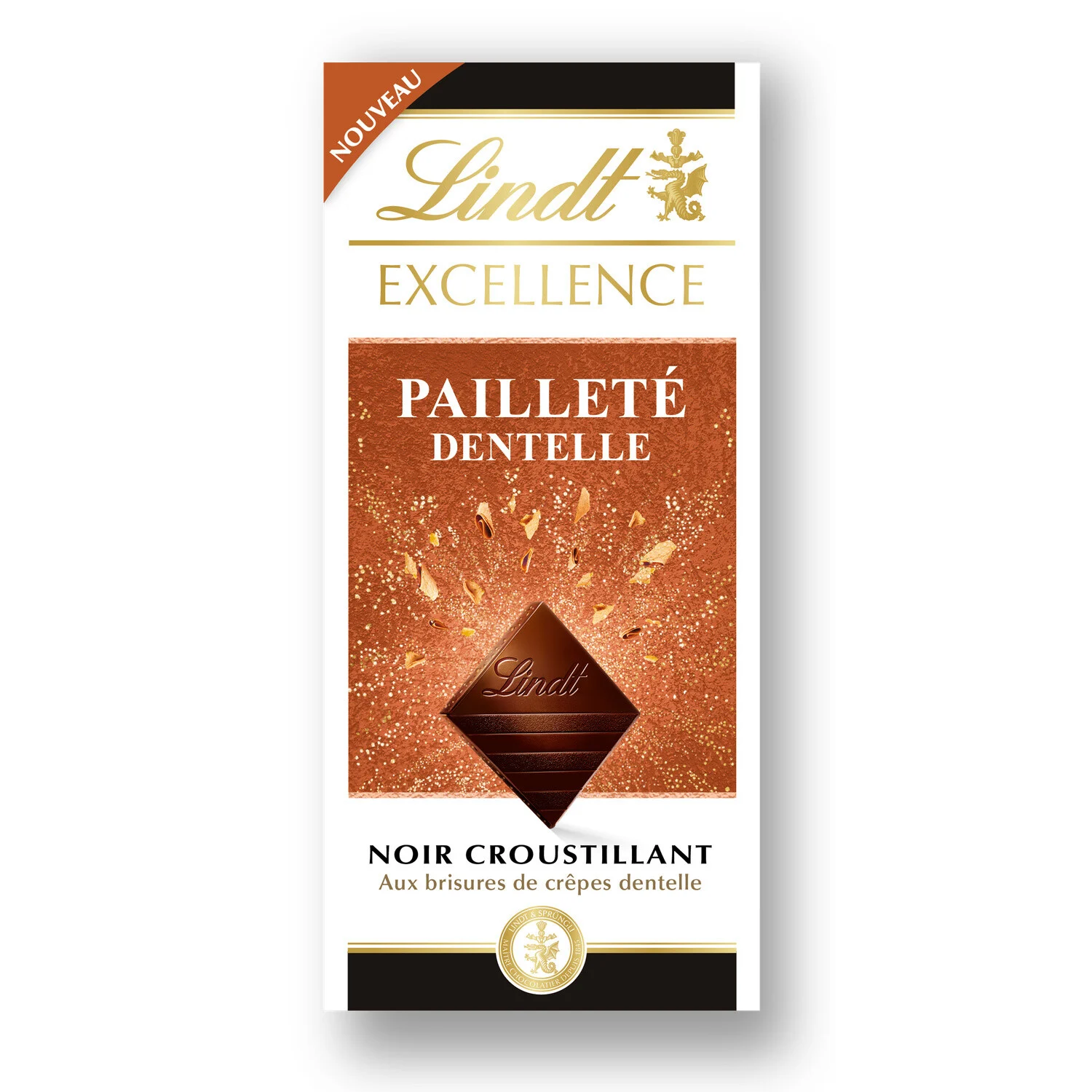 Excellence Merletto Nero Tavoletta 100 G