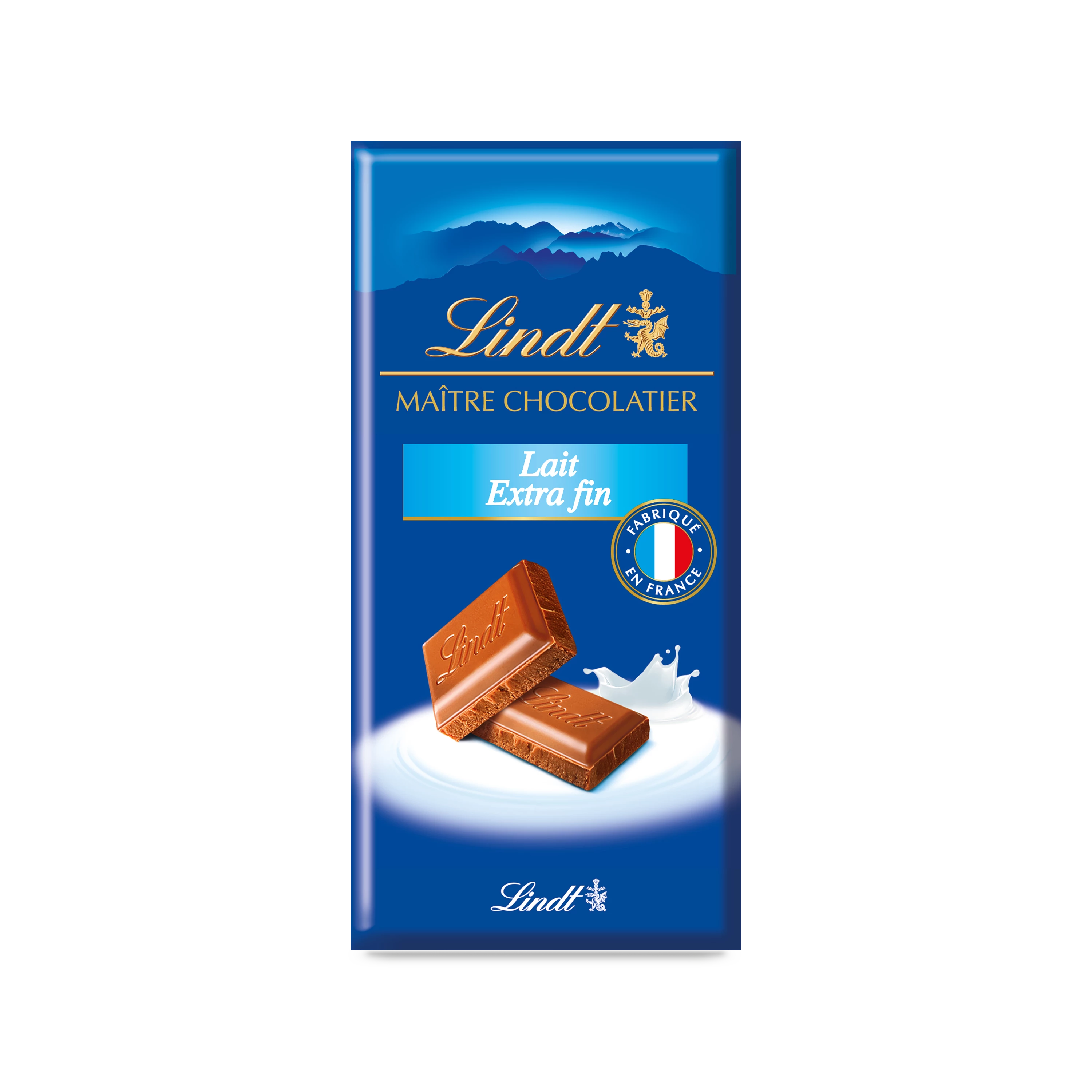 Chocolat Au Lait Maitre Chocolatier Extra Fin Tablette 110 G
