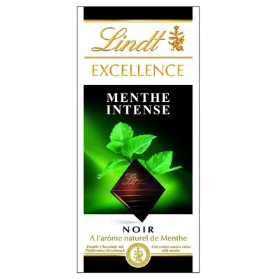Lindt® Excellence Dark Mint Intense. 100g - LINDT