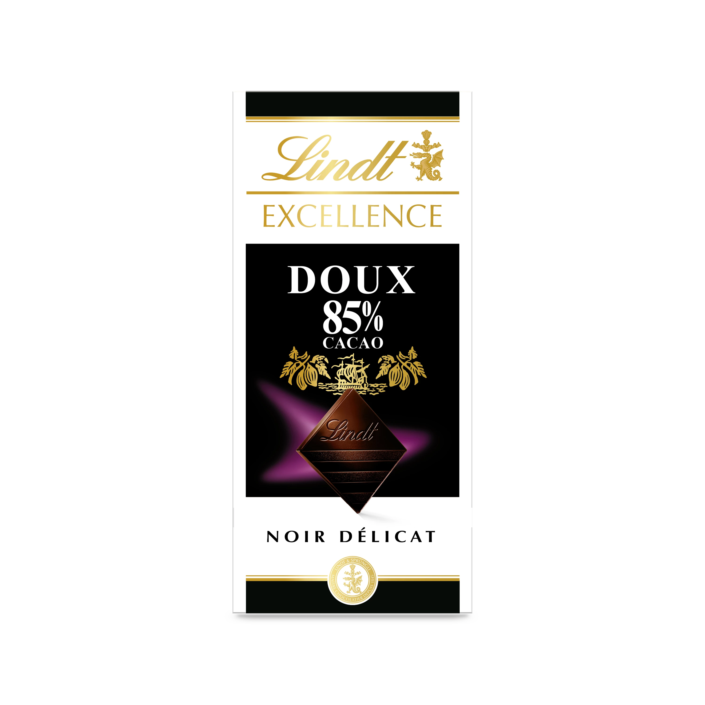 Excellence Noir 85% Cacao Doux  Tablette 100 G - LINDT