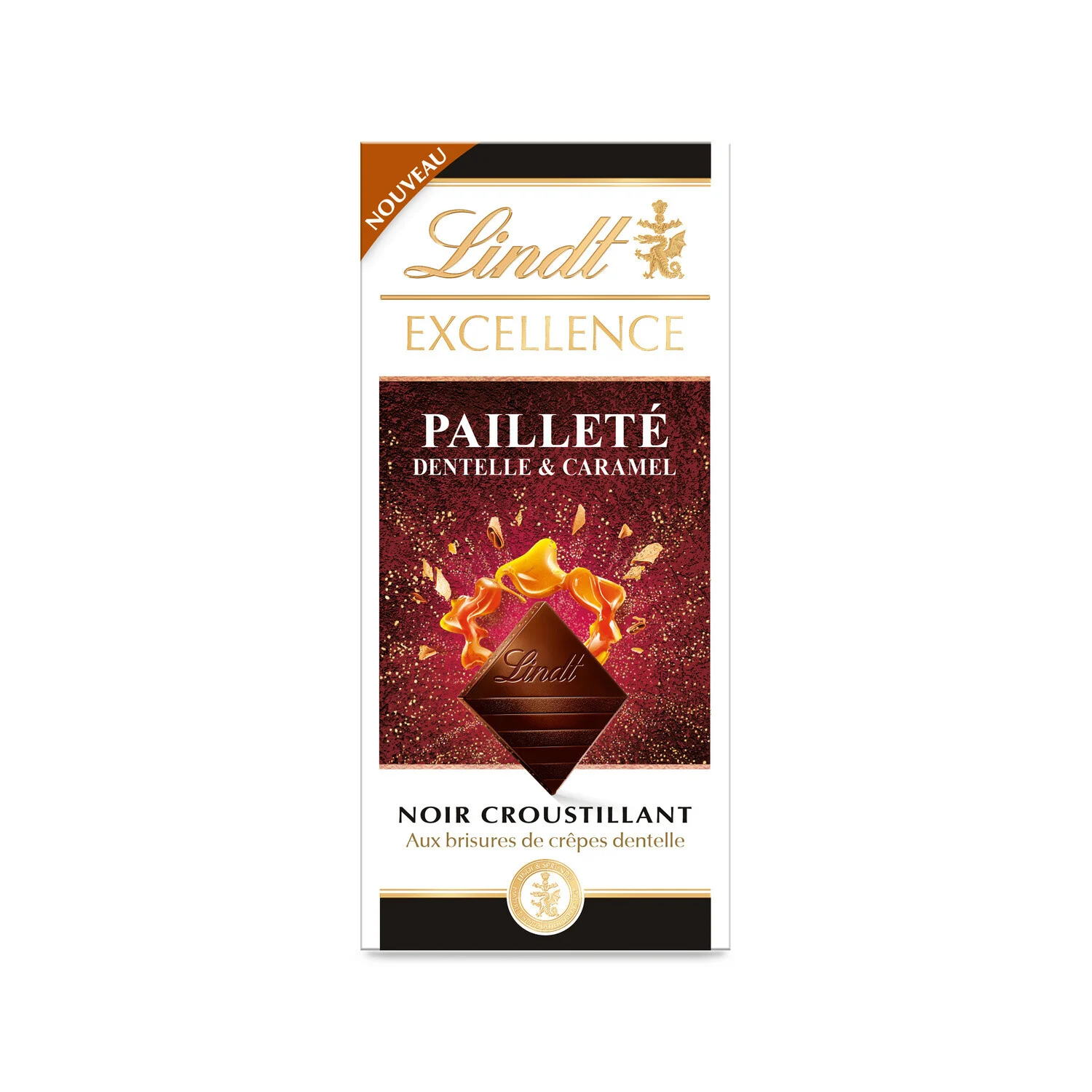 Excellence Black Lace Caramel 100g - LINDT