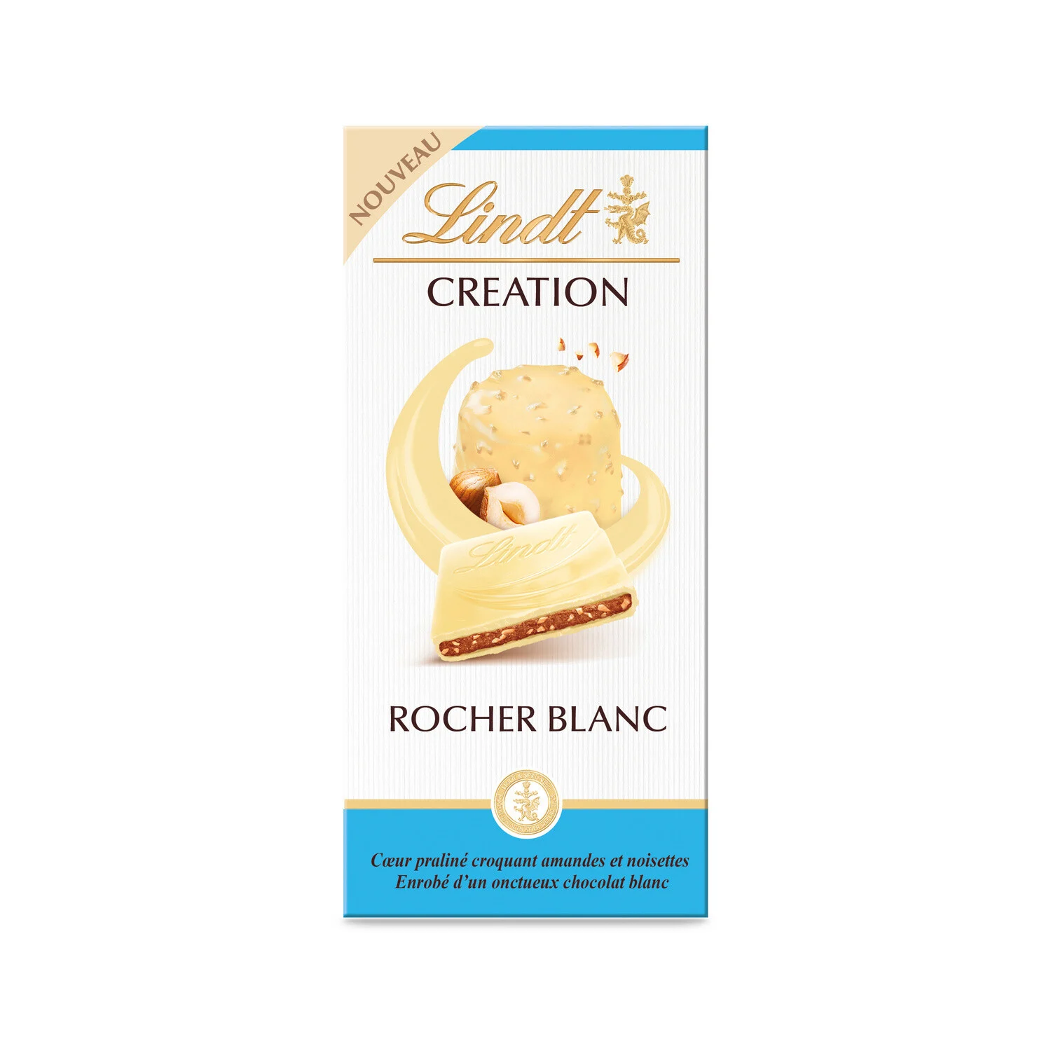 Rocher Blanc White Chocolate Bar 148g - Lindt