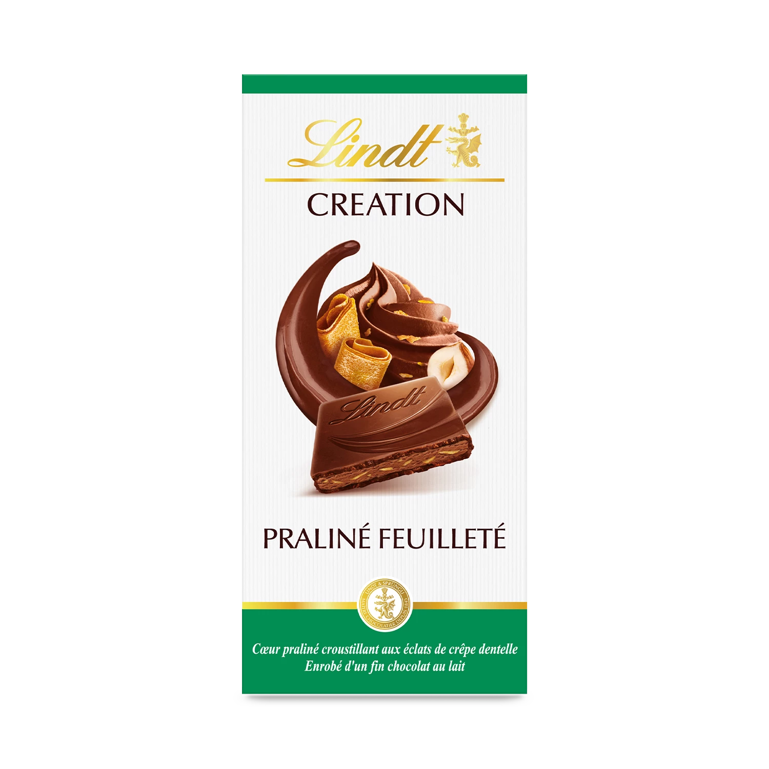 Creation Puff Pastry Praline Tablet 150 G - LINDT