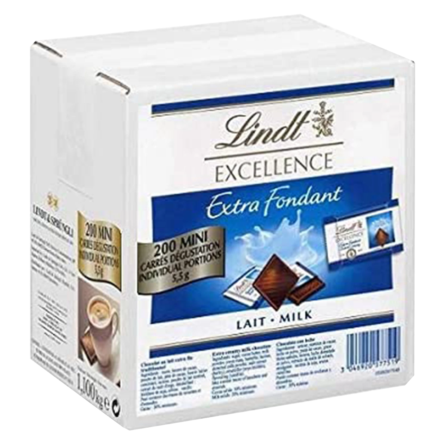 Chocolat Mini Excellence Lait Extra Fondant X200 - LINDT