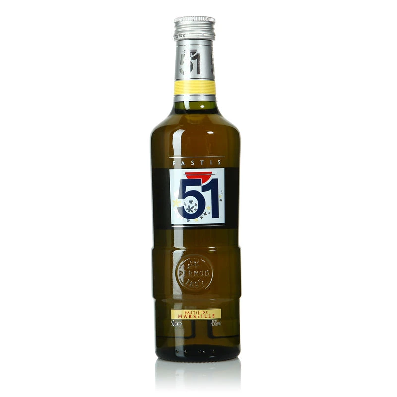 Pastis 51, 45°, bouteille de 50cl, PERNOD