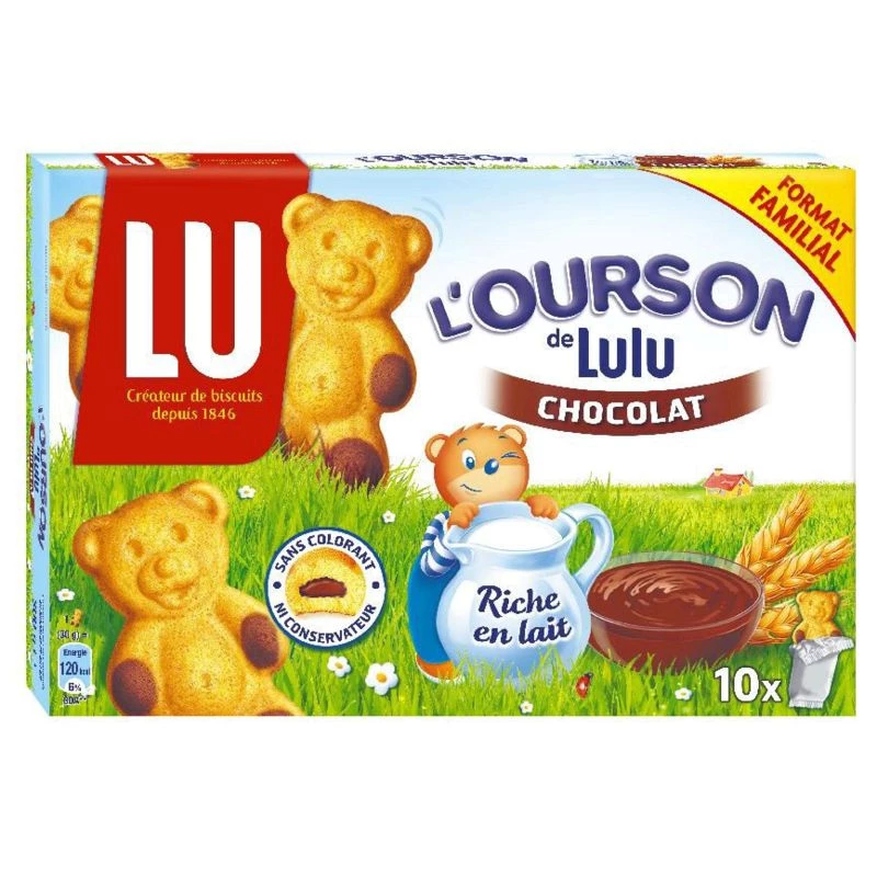 Lulu's chocolate teddy bear x10 300g - LU