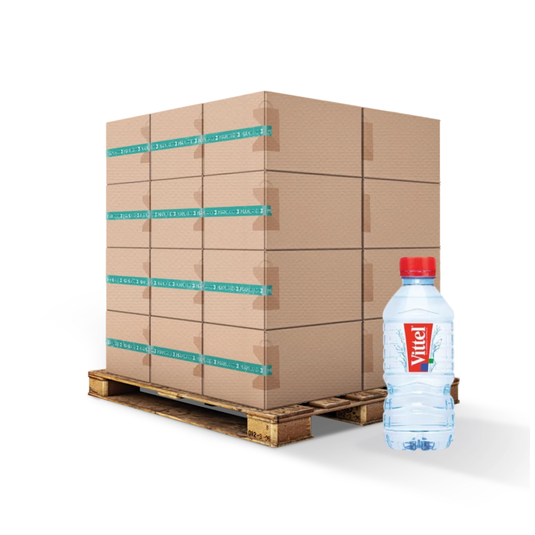 Mineral water 33cl Pet Flat plug - VITTEL
