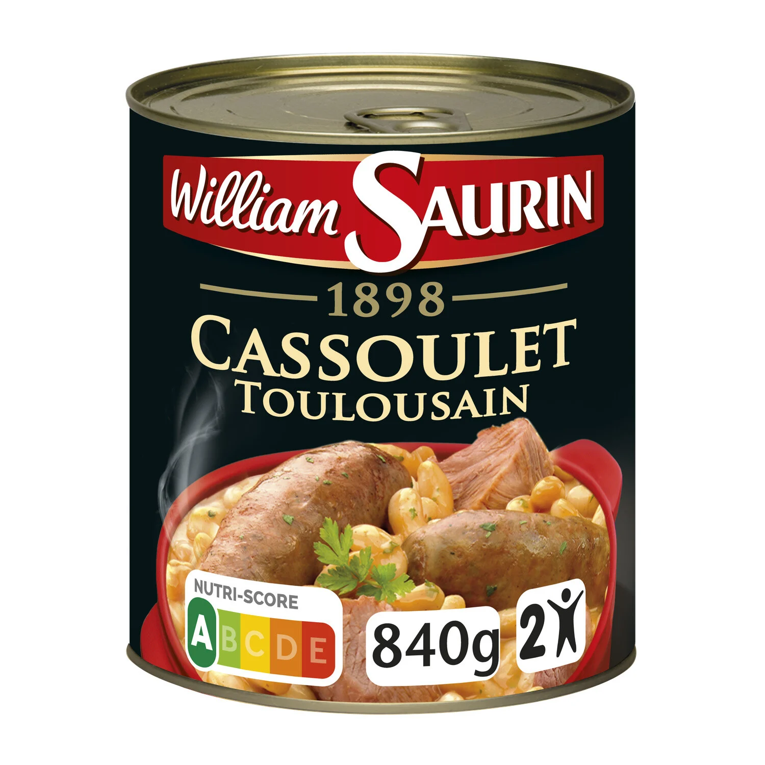 Toulouse Cassoulet Cooked Dish 840g - William Saurin
