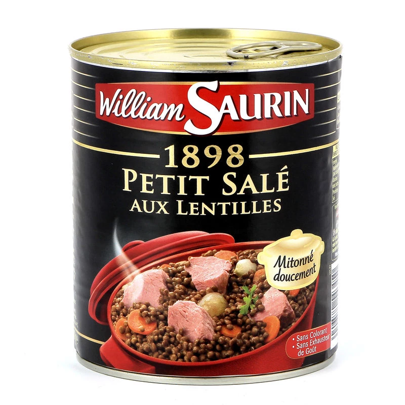 Petit Ajedrea con Lentejas, 840g - WILLIAM SAURIN