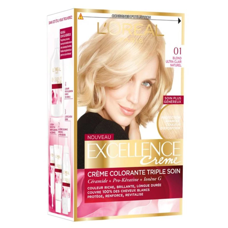 Coloration Permanente 01 Blond Ultra Clair - L'oreal