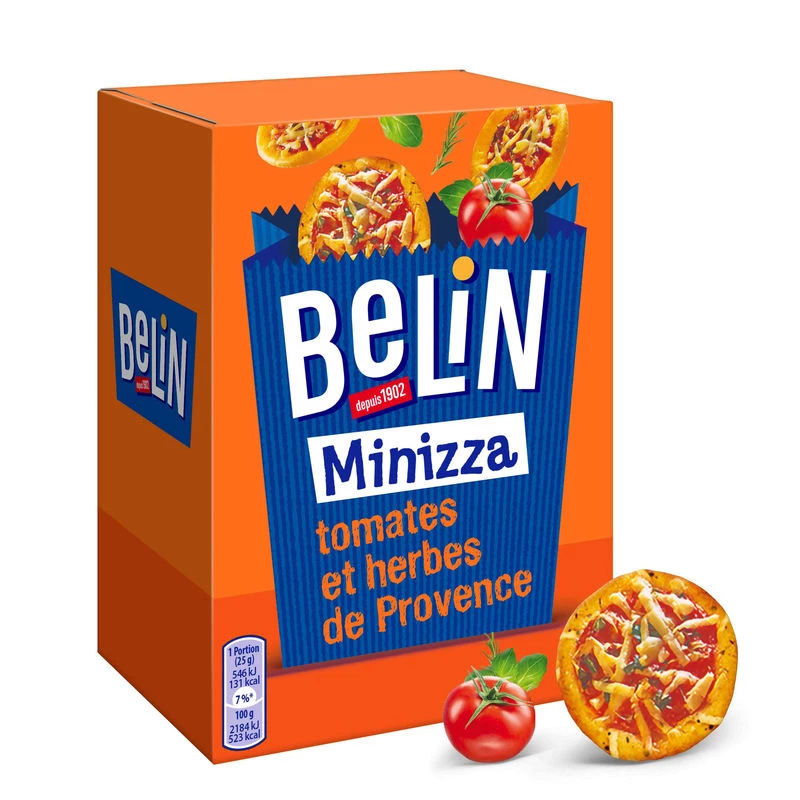 Biscuits Apéritifs Crackers Minizza Tomate, 85g - BELIN