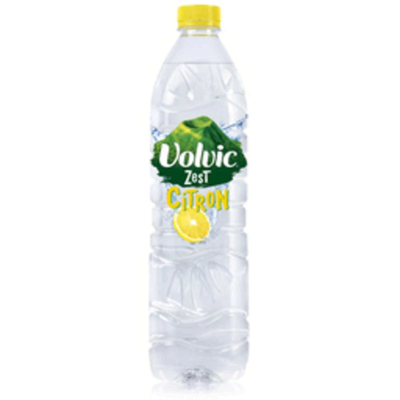 Eau minérale aromatisé au zest de citron 1,5L - VOLVIC