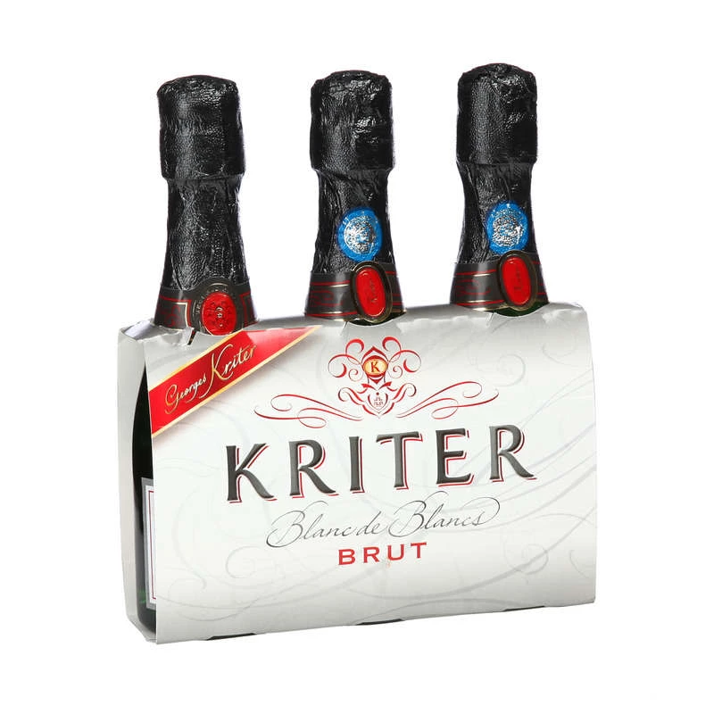 Vin Effervescent Blanc de Blancs, 11,5°, 3x20cl - KRITER