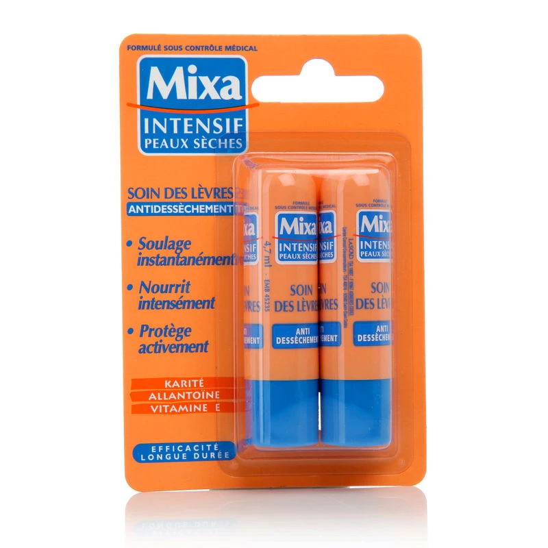 Anti-uitdrogende lippenbalsem duo - MIXA