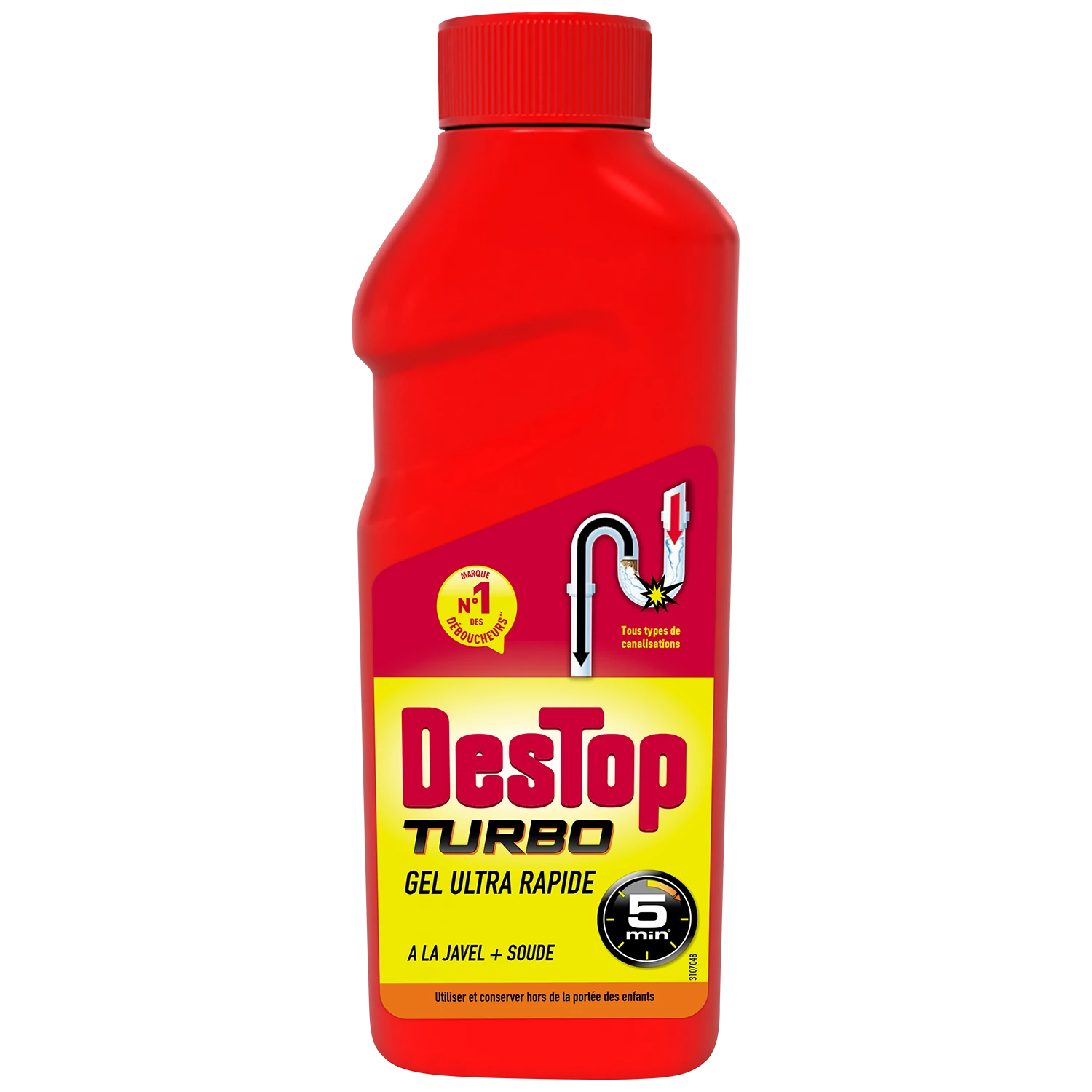 Turbo gel sbloccante 5 minuti 500ml - DESTOP