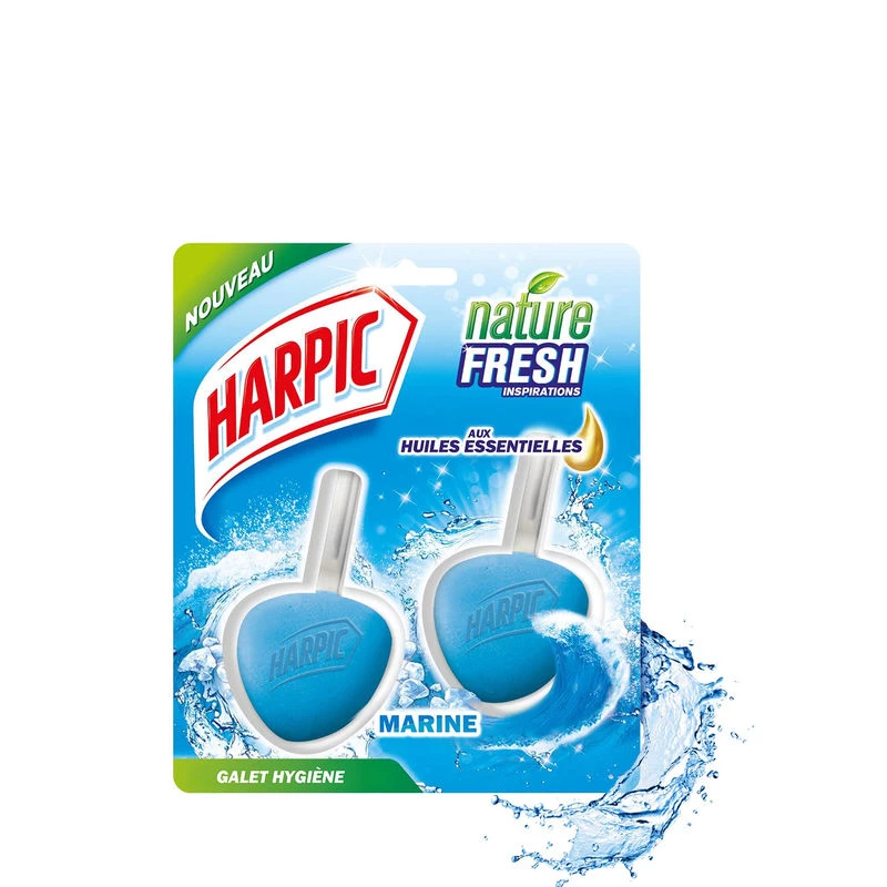 أسطوانة نظافة المراحيض البحرية × 2 - HARPIC