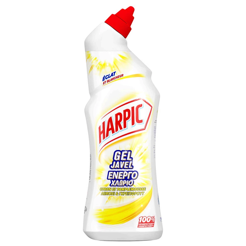 Gel descolorante limão/toranja 750ml - HARPIC