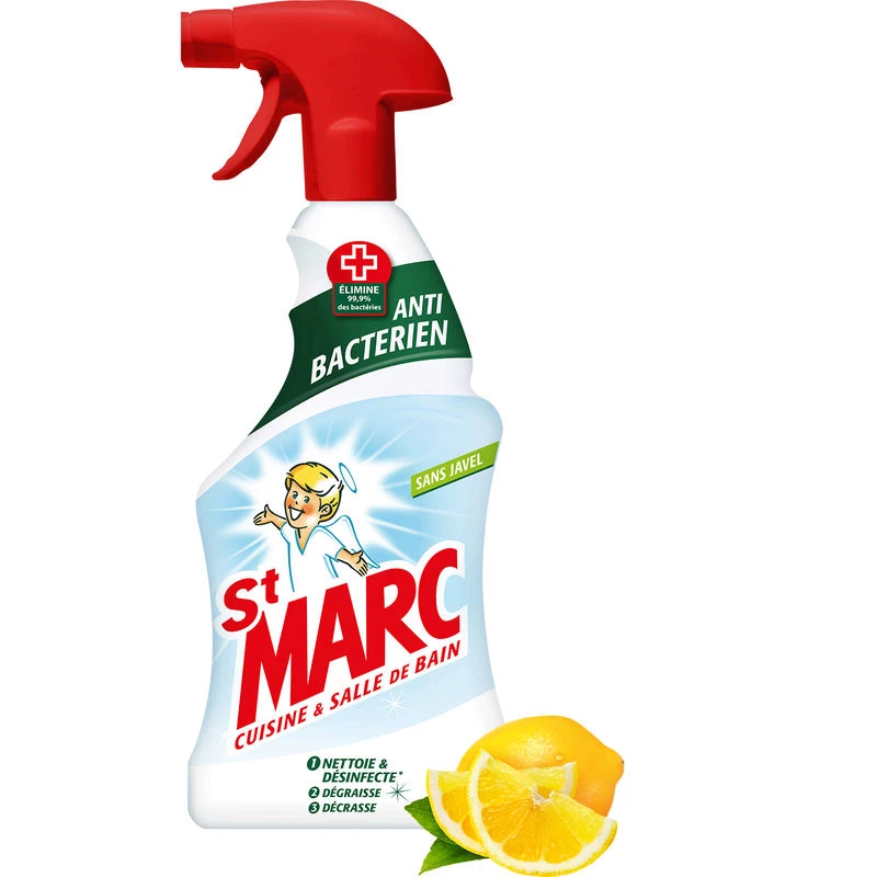 منظف ​​المطبخ والحمام بدون مبيض 500 مل - ST MARC