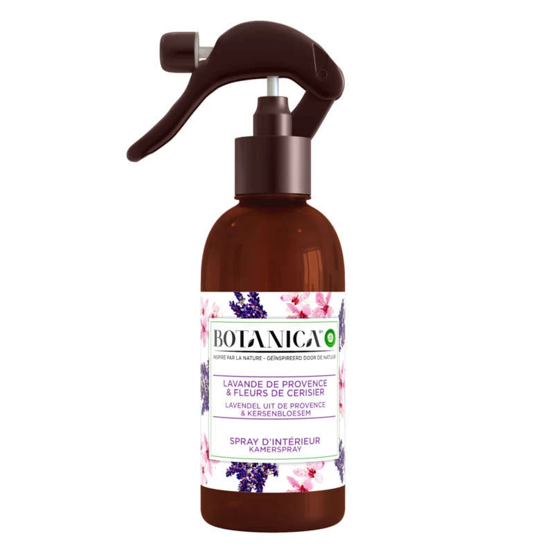 Spray d'intérieur lavande/fleurs de cerisier 236ml - BOTANICA