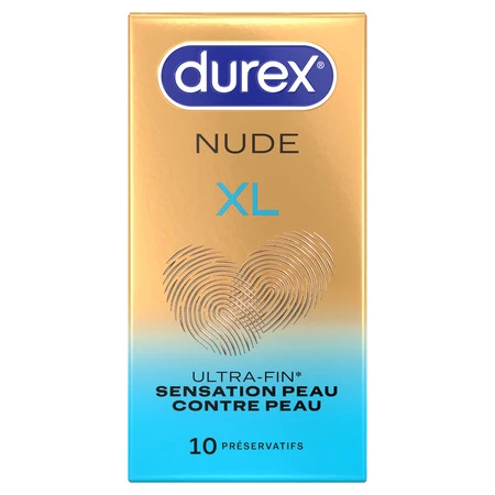 X10-preservatifs Nude Xl-durex