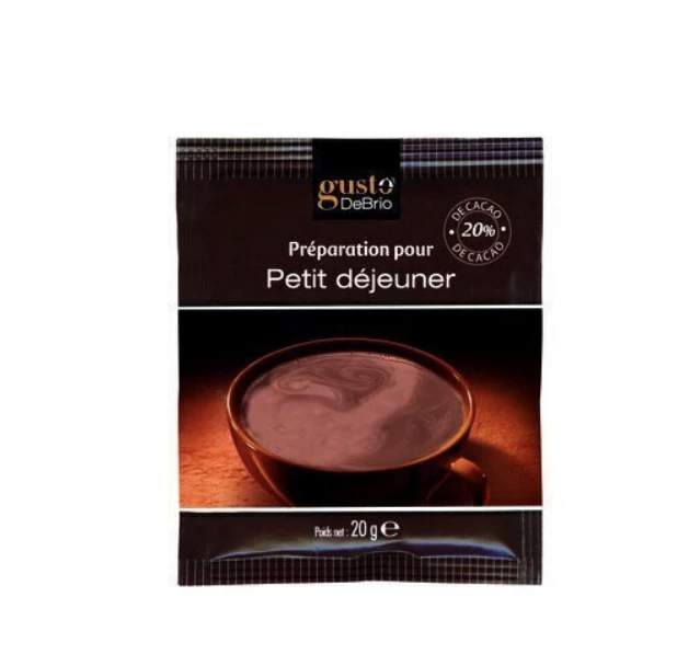 Pha Chế Bột Gỗ N
Với Ca Cao Trong Túi 20 G - Gusto Debrio