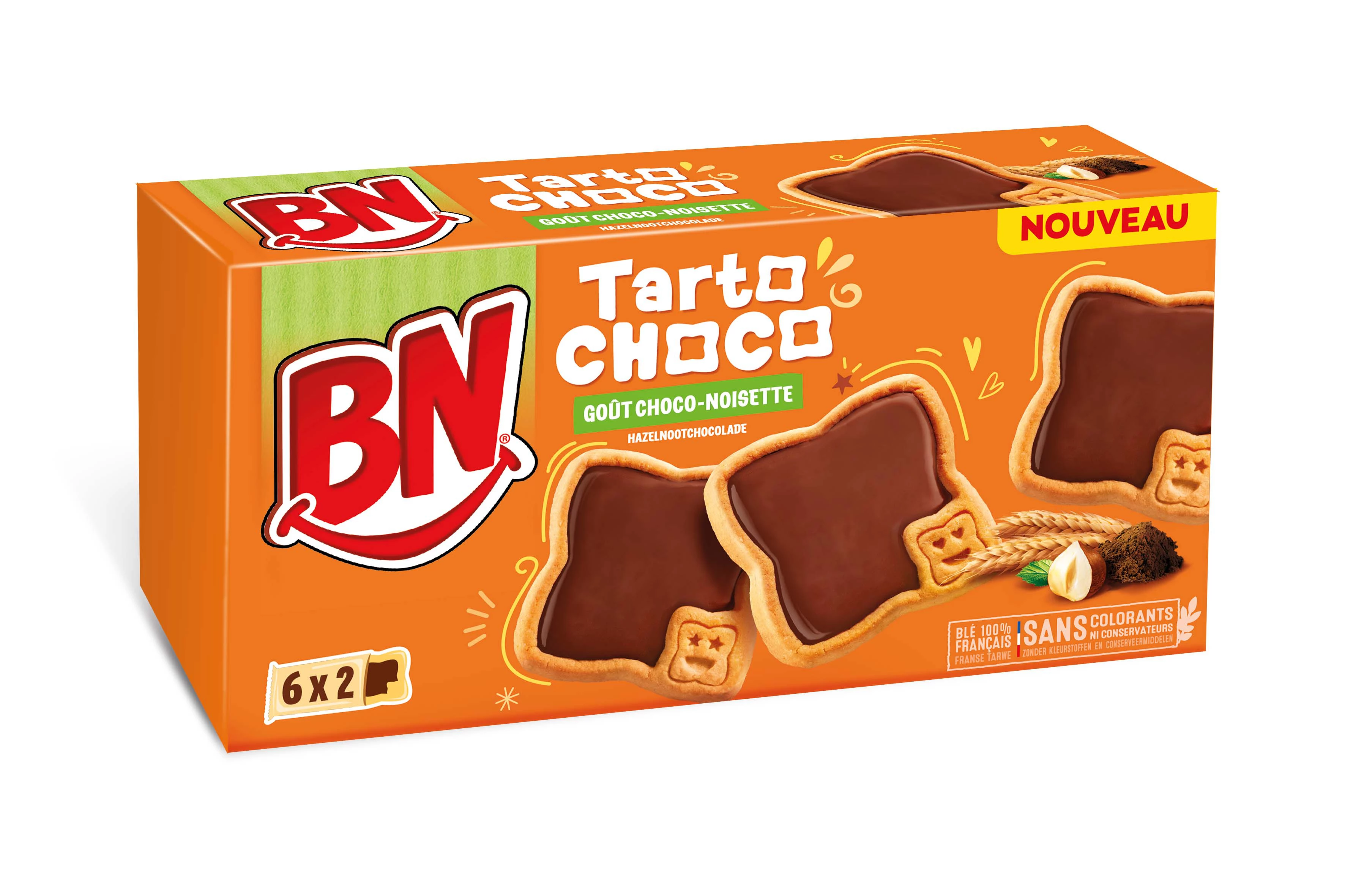 Biscotti ricoperti di cioccolato Tarto Choco, 200 g - BN