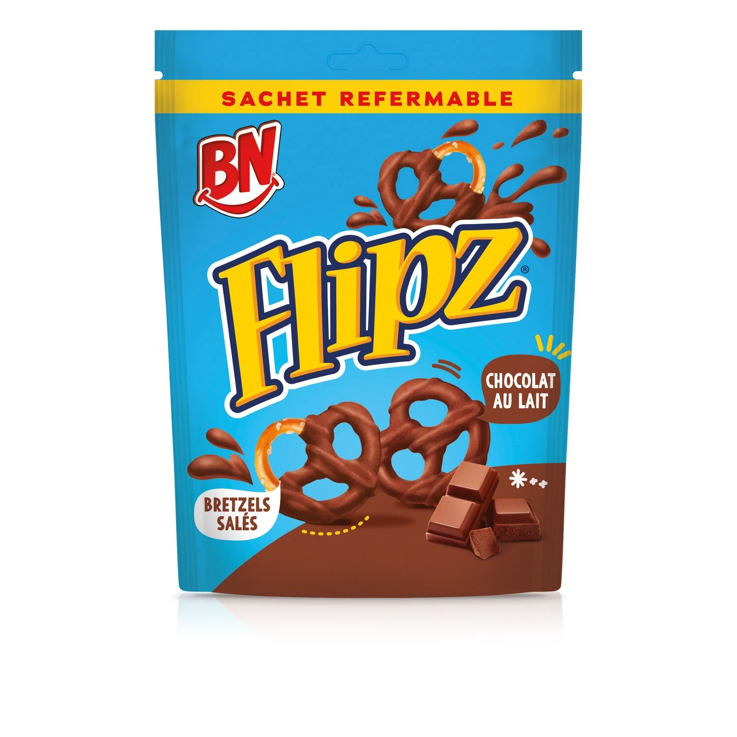 Salted Pretzels With Milk Chocolate 90g - Bn