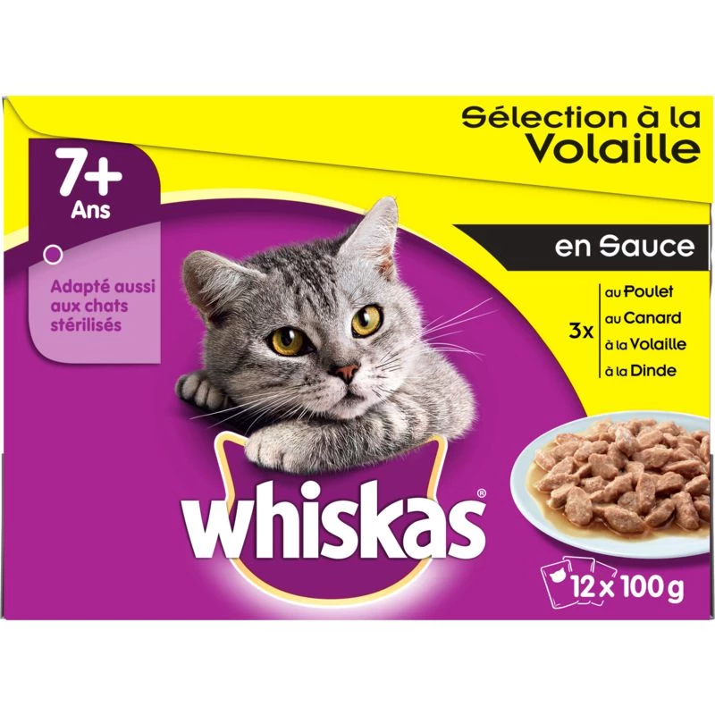 Croquettes pour chat adulte poisson 3kg - PURINA