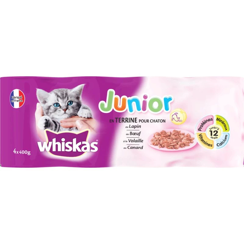 Whiskas Chaton Junior 4x400g