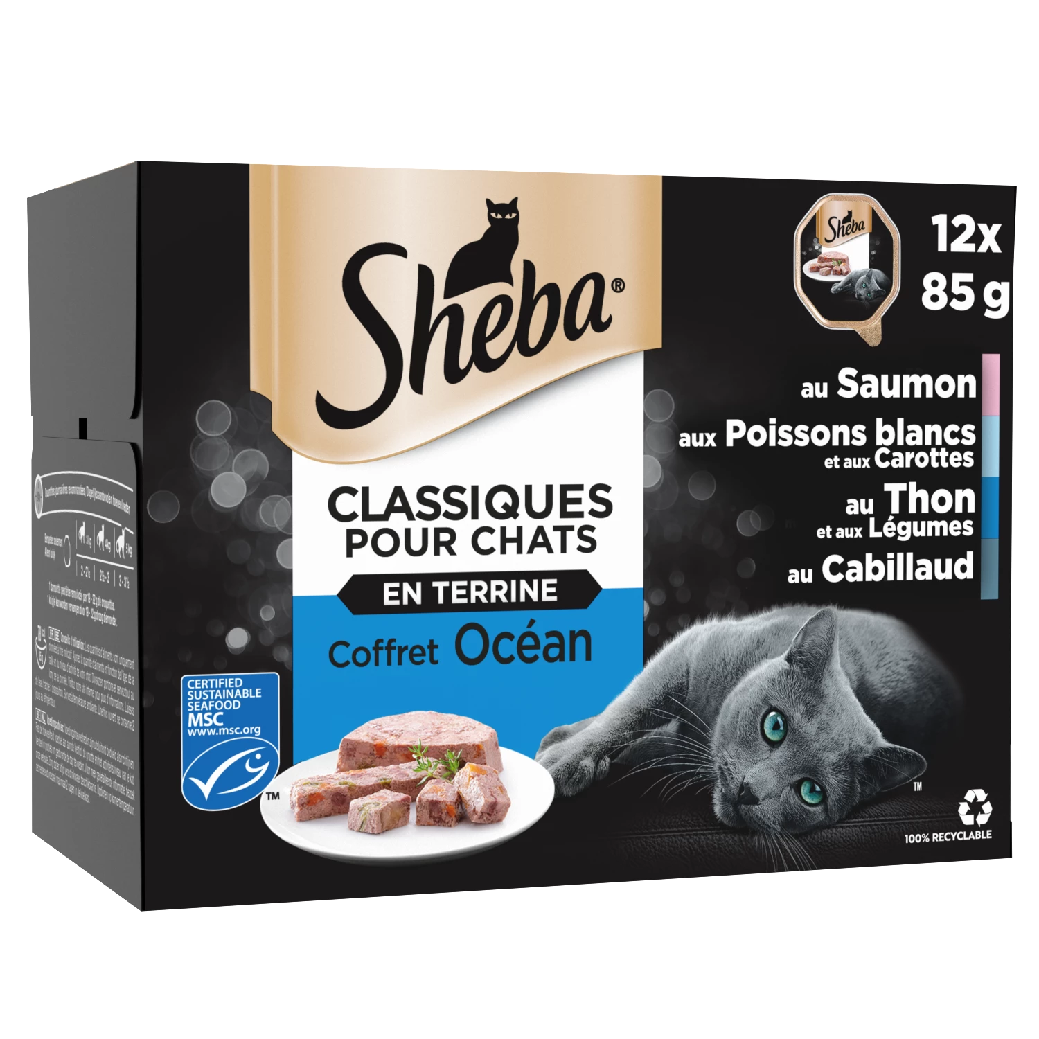 Террин Ocean корм для кошек 12х85г - SHEBA