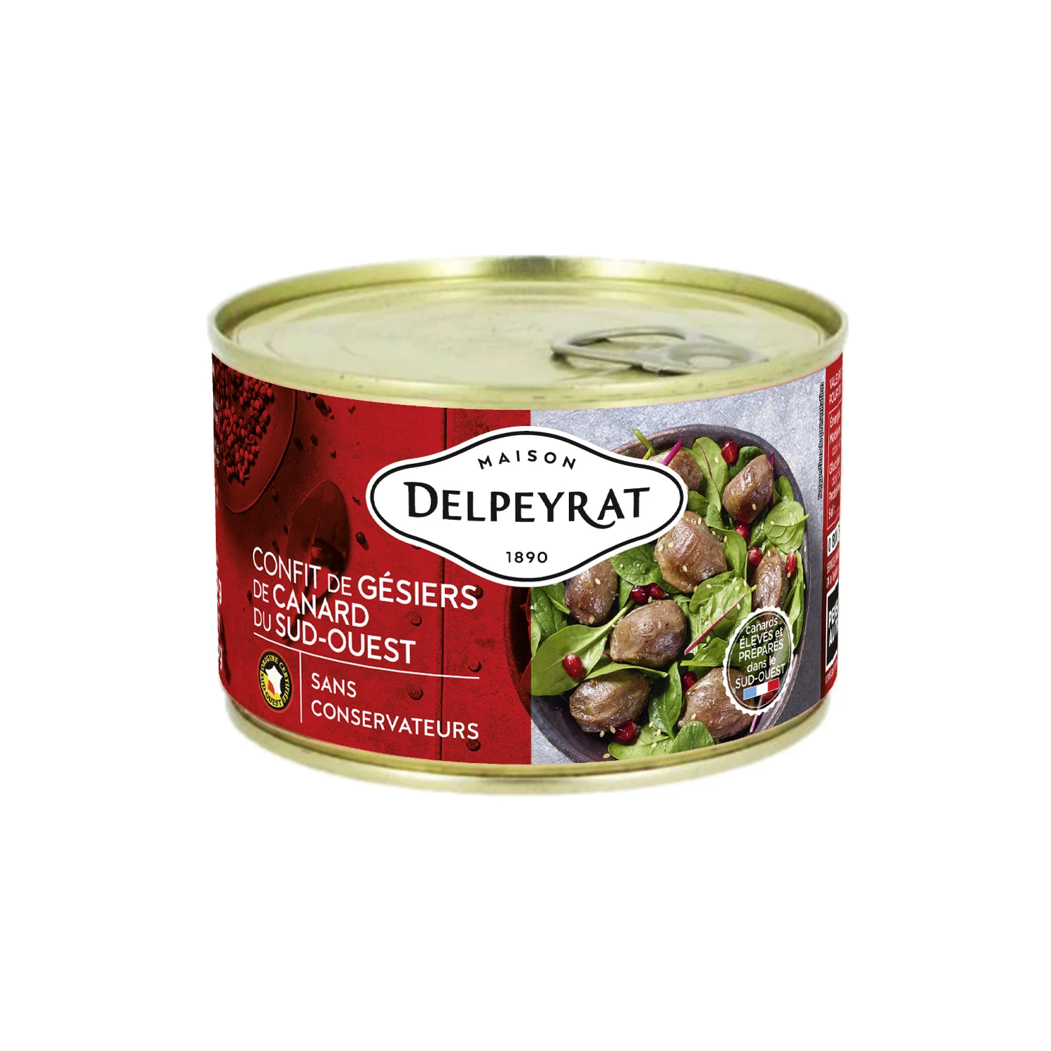 Confit Gesiers Cnrd 385g