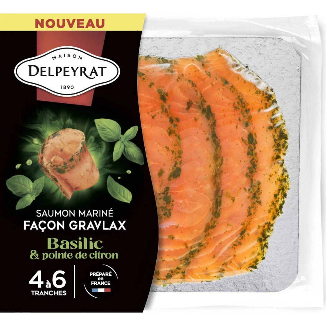 100g Salmon Marinated Basil Cit