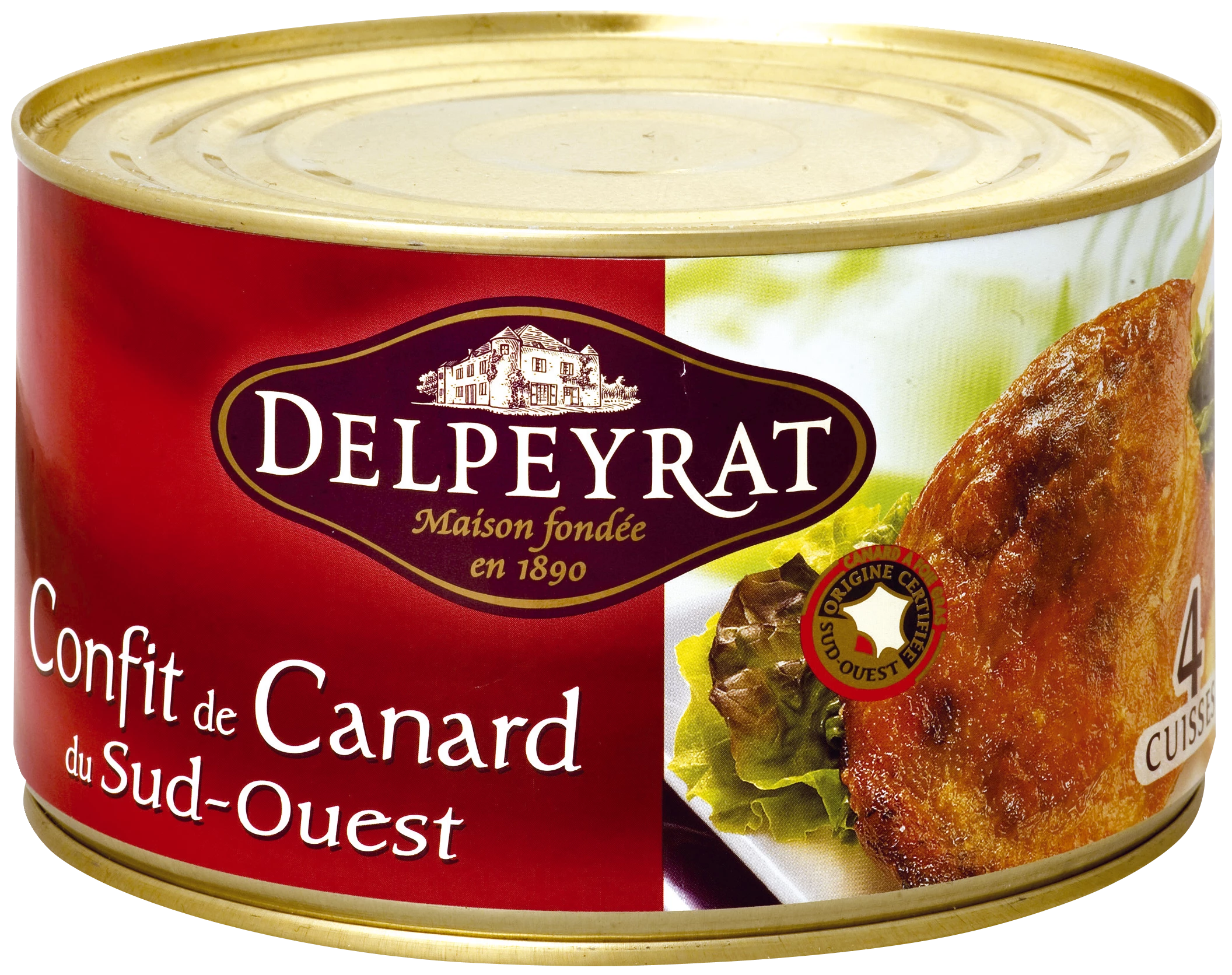 Confit de Canard du SUD-OUEST, 1kg350 - DELPEYRAT
