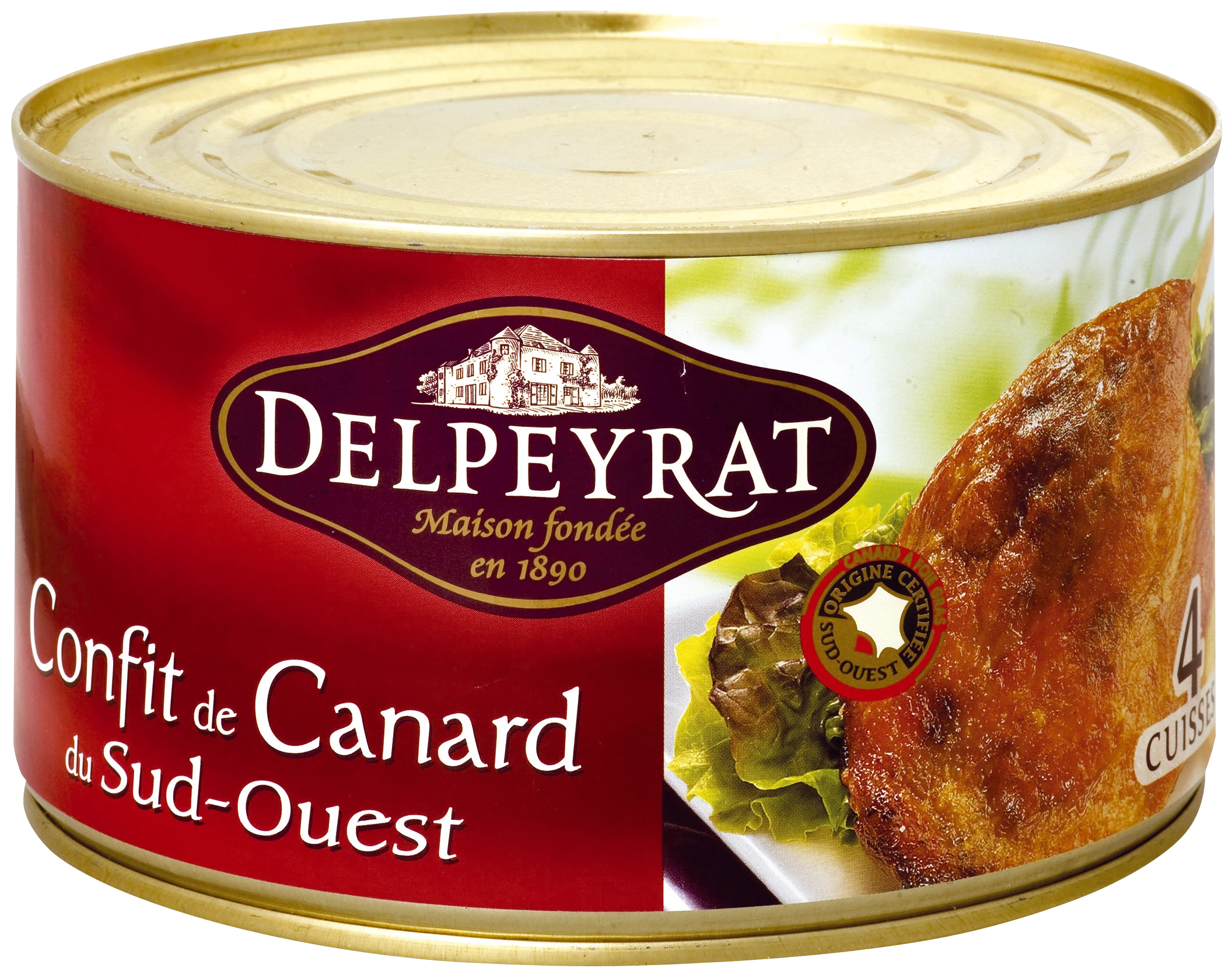 SÜDWEST-Entenconfit, 1kg350 - DELPEYRAT