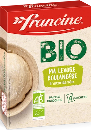 Biologische bakkersgist 36gx4 - FRANCINE