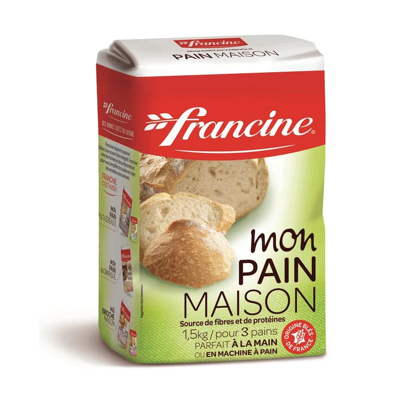 面包粉，1.5公斤 - FRANCINE