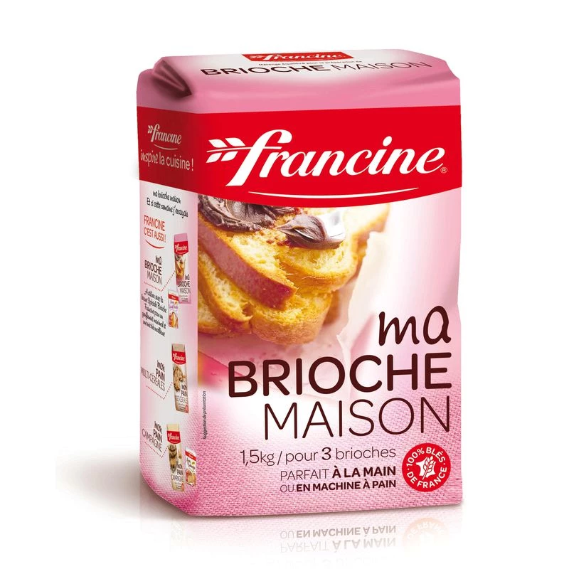 Zubereitung für hausgemachte Brioches, 1,5 kg - FRANCINE