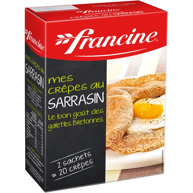 Préparation pâte à crêpes sarrasin 440g - FRANCINE