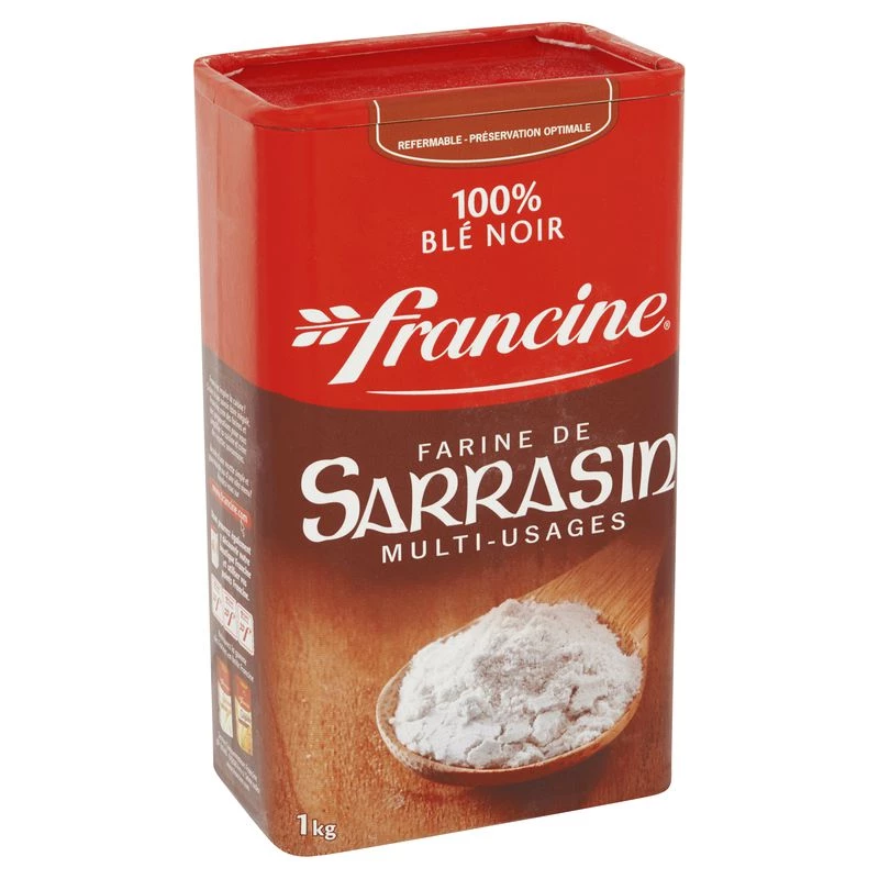 Buckwheat Flour, 1kg - FRANCINE
