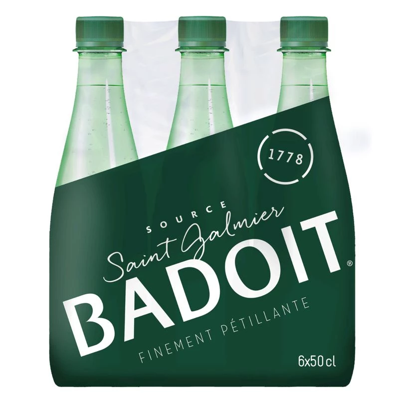 Газированная минеральная вода 6х50кл. - BADOIT