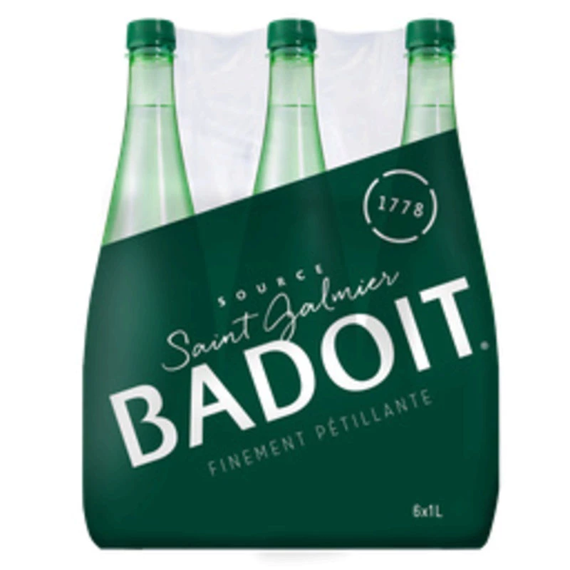 Sparkling mineral water 6x1L - BADOIT