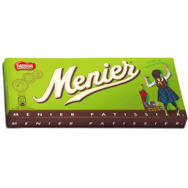 Barra de chocolate pastelero Menier 200g - NESTLE