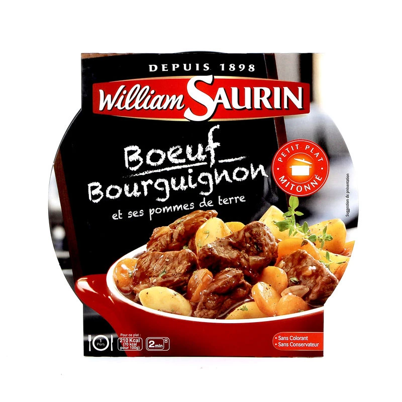 勃艮第牛肉，300g - WILLIAM SAURIN